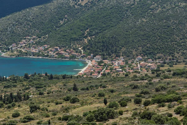 希腊爱奥尼亚群岛Kefalonia海岸线的奇景 — 图库照片