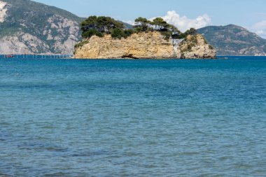 Zakynthos, İyon Adası, Yunanistan 'ın inanılmaz kıyı şeridi
