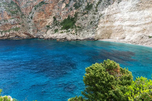 ギリシャ イオニア島ザキントスの海岸線の素晴らしいパノラマ — ストック写真