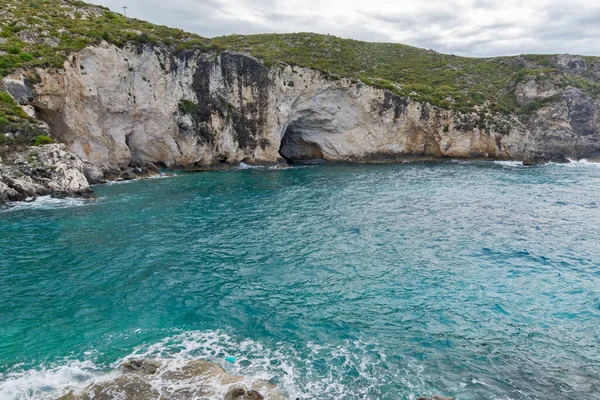 Increíble Panorama Costa Zakynthos Isla Jónica Grecia — Foto de Stock