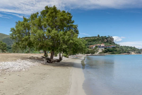 希腊爱奥尼亚岛Zakynthos海岸线全景令人惊叹 — 图库照片