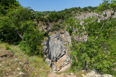 Bulgaristan 'ın Stara Planina Dağı' ndaki Iskar Nehri Boğazı 'nın inanılmaz manzarası