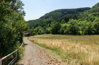 Bulgaristan 'ın Stara Planina Dağı' ndaki Iskar Nehri Boğazı 'nın inanılmaz manzarası
