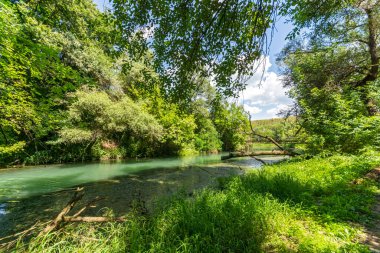 Bulgaristan 'ın Altın Panega Nehri boyunca Iskar Panega Geopark' ın inanılmaz manzarası