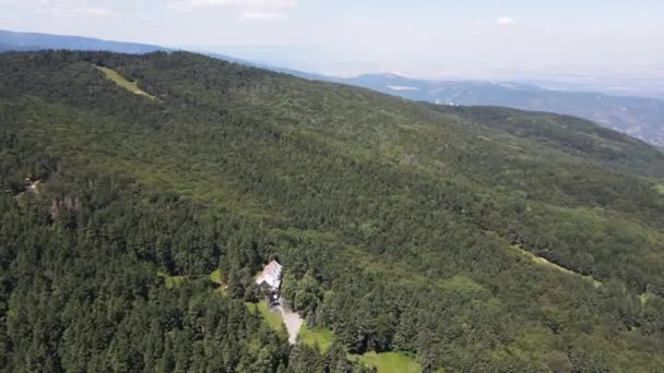 Letni Widok Lotu Ptaka Obszar Hizha Zdravets Rodopes Mountain Obwód — Wideo stockowe
