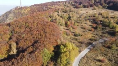 Bulgaristan 'ın Vitosha Dağı' nın İnanılmaz Sonbaharı