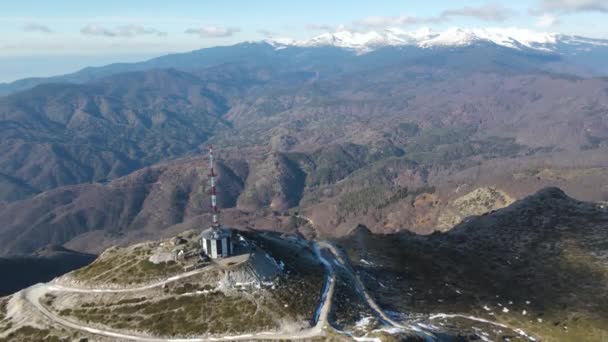 Vista Aérea Incrível Montanha Pirin Perto Pico Orelyak Bulgária — Vídeo de Stock