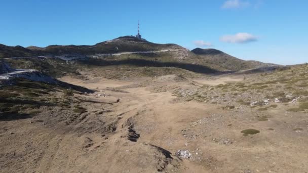 Fantastisk Antenn Utsikt Över Pirin Mountain Nära Orelyak Topp Bulgarien — Stockvideo