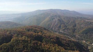 Bulgaristan 'ın Vitosha Dağı' nın İnanılmaz Sonbaharı