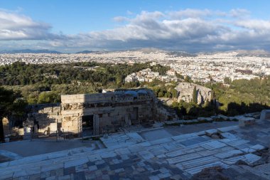 Amazing Panoramic view of Acropolis of Athens, Attica, Greece