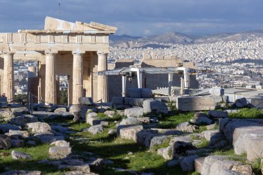 Amazing Panoramic view of Acropolis of Athens, Attica, Greece