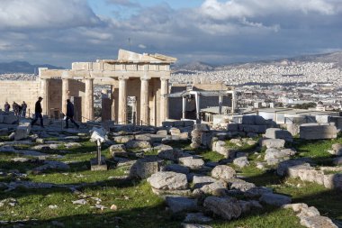 Amazing Panoramic view of Acropolis of Athens, Attica, Greece