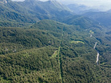 Amazing Aerial view of Popovi Livadi Area, Pirin Mountain, Bulgaria