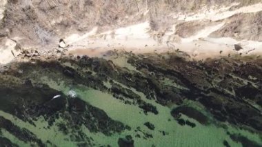 Aerial view of Saint Athanasius cape near town of Byala, Varna Region, Bulgaria 