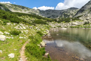 Amazing Summer view of Pirin Mountain around Banderitsa River, Bulgaria