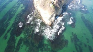 Aerial view of Saint Athanasius cape near town of Byala, Varna Region, Bulgaria 