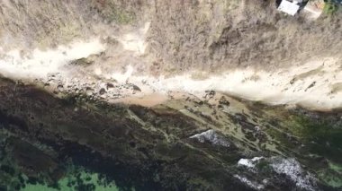 Aerial view of Saint Athanasius cape near town of Byala, Varna Region, Bulgaria 