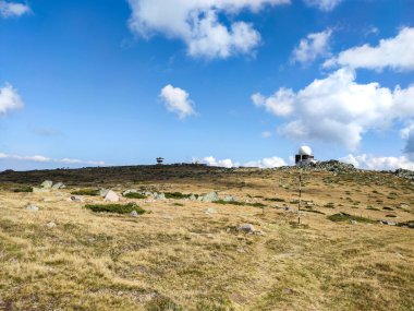 Bulgaristan 'ın Vitosha Dağı' nın şaşırtıcı sonbahar manzarası