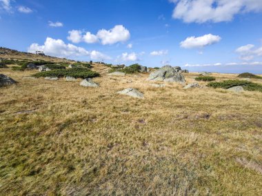 Bulgaristan 'ın Vitosha Dağı' nın şaşırtıcı sonbahar manzarası
