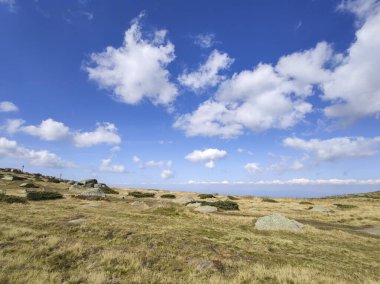 Bulgaristan 'ın Vitosha Dağı' nın şaşırtıcı sonbahar manzarası