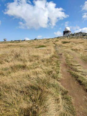 Bulgaristan 'ın Vitosha Dağı' nın şaşırtıcı sonbahar manzarası