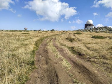 Bulgaristan 'ın Vitosha Dağı' nın şaşırtıcı sonbahar manzarası