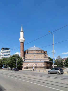 SOFIA, BULGARIA - JULY 11, 2021: Amazing Panoramic view of center of city of Sofia, Bulgaria