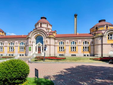 SOFIA, BULGARIA - JULY 11, 2021: Amazing Panoramic view of center of city of Sofia, Bulgaria