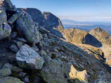 Amazing Autumn Landscape of Rila Mountain near Malyovitsa peak, Bulgaria