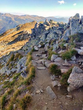 Amazing Autumn Landscape of Rila Mountain near Malyovitsa peak, Bulgaria