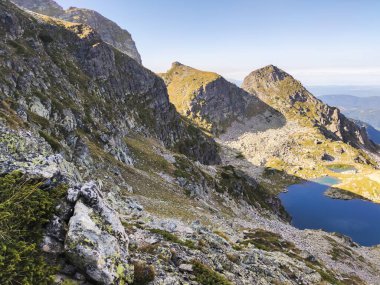 Amazing Autumn Landscape of Rila Mountain near Malyovitsa peak, Bulgaria