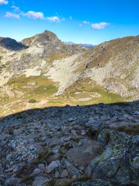 Amazing Autumn Landscape of Rila Mountain near Malyovitsa peak, Bulgaria