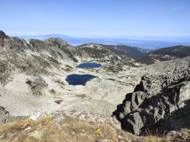 Musalenski gölleri, Rila dağı, Bulgaristan 'ın inanılmaz manzarası