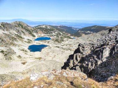 Musalenski gölleri, Rila dağı, Bulgaristan 'ın inanılmaz manzarası