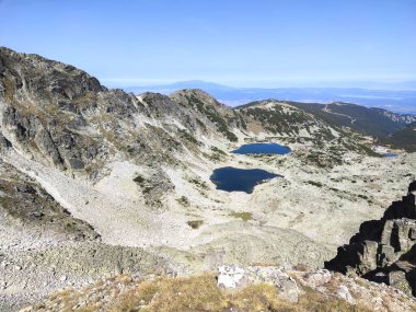 Musalenski gölleri, Rila dağı, Bulgaristan 'ın inanılmaz manzarası