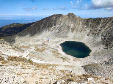 Musalenski gölleri, Rila dağı, Bulgaristan 'ın inanılmaz manzarası