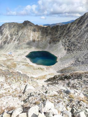 Musalenski gölleri, Rila dağı, Bulgaristan 'ın inanılmaz manzarası