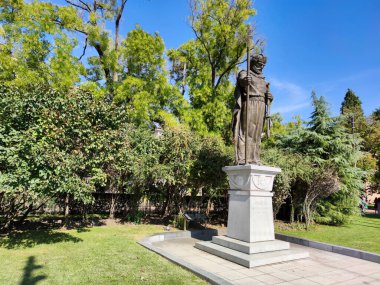 SOFIA, BULGARIA - OCTOBER 3, 2020: Amazing Panoramic view of center of city of Sofia, Bulgaria