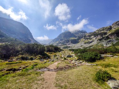 Amazing Autumn Landscape of Rila Mountain near Malyovitsa peak, Bulgaria