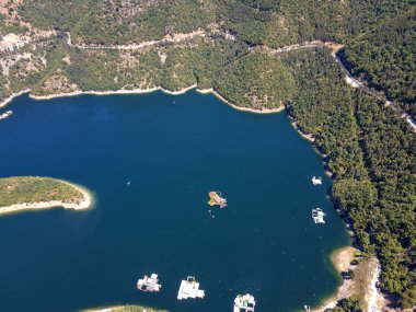 Vacha (Antonivanovtsi) Reservoir, Rodop Dağları, Filibe Bölgesi, Bulgaristan