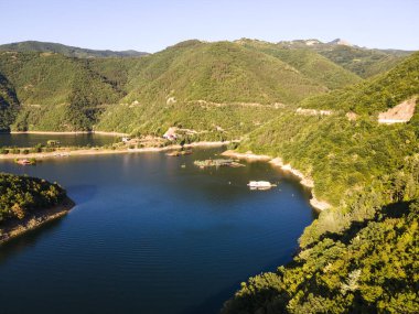 Vacha (Antonivanovtsi) Reservoir, Rodop Dağları, Filibe Bölgesi, Bulgaristan