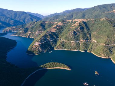 Vacha (Antonivanovtsi) Reservoir, Rodop Dağları, Filibe Bölgesi, Bulgaristan