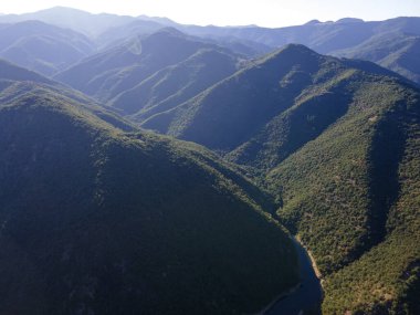 Vacha (Antonivanovtsi) Reservoir, Rodop Dağları, Filibe Bölgesi, Bulgaristan