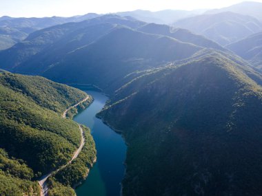 Vacha (Antonivanovtsi) Reservoir, Rodop Dağları, Filibe Bölgesi, Bulgaristan