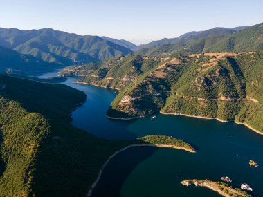 Vacha (Antonivanovtsi) Reservoir, Rodop Dağları, Filibe Bölgesi, Bulgaristan