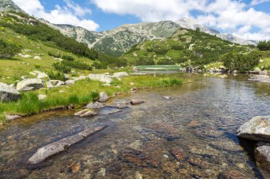 Amazing Summer view of Pirin Mountain around Banderitsa River, Bulgaria