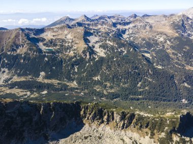 Polezhan zirvesi, Pirin Dağı, Bulgaristan etrafındaki şaşırtıcı hava manzarası