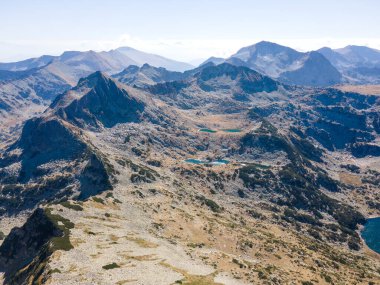 Polezhan zirvesi, Pirin Dağı, Bulgaristan etrafındaki şaşırtıcı hava manzarası