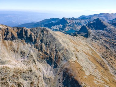 Polezhan zirvesi, Pirin Dağı, Bulgaristan etrafındaki şaşırtıcı hava manzarası