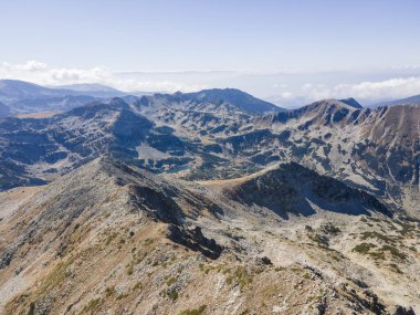 Polezhan zirvesi, Pirin Dağı, Bulgaristan etrafındaki şaşırtıcı hava manzarası
